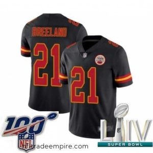 Superb 2020 Super Bowl LIV Kansas City Chiefs #21 Bashaud Breeland Limited Black Rush Vapor Untouchable Football Jersey