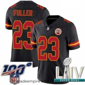 Charming 2020 Super Bowl LIV Nike Kansas City Chiefs #23 Kendall Fuller Limited Black Rush Vapor Untouchable NFL Jersey