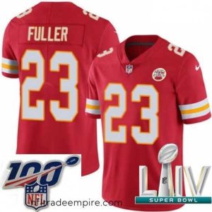 Stunning 2020 Super Bowl LIV Nike Kansas City Chiefs #23 Kendall Fuller Red Team Color Vapor Untouchable Limited Player NFL Jersey