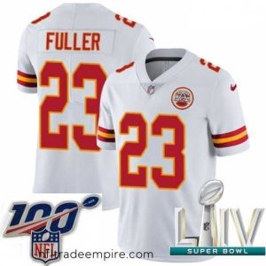 Charming 2020 Super Bowl LIV Nike Kansas City Chiefs #23 Kendall Fuller White Vapor Untouchable Limited Player NFL Jersey