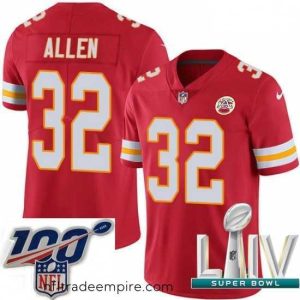 Charming 2020 Super Bowl LIV Nike Kansas City Chiefs #32 Marcus Allen Red Team Color Vapor Untouchable Limited Player NFL Jersey