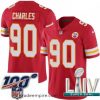 Charming 2020 Super Bowl LIV Nike Kansas City Chiefs #90 Stefan Charles Red Team Color Vapor Untouchable Limited Player NFL Jersey