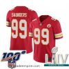 Alluring 2020 Super Bowl LIV Kansas City Chiefs #99 Khalen Saunders Red Team Color Vapor Untouchable Limited Player Football Jersey