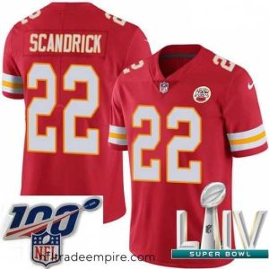 Superb 2020 Super Bowl LIV Nike Kansas City Chiefs #22 Orlando Scandrick Red Team Color Vapor Untouchable Limited Player NFL Jersey