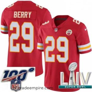 Superb 2020 Super Bowl LIV Nike Kansas City Chiefs #29 Eric Berry Red Team Color Vapor Untouchable Limited Player NFL Jersey