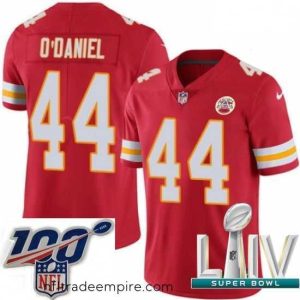 Alluring 2020 Super Bowl LIV Nike Kansas City Chiefs #44 Dorian O'Daniel Red Team Color Vapor Untouchable Limited Player NFL Jersey