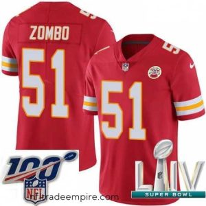 Charming 2020 Super Bowl LIV Nike Kansas City Chiefs #51 Frank Zombo Red Team Color Vapor Untouchable Limited Player NFL Jersey