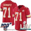 Charming 2020 Super Bowl LIV Nike Kansas City Chiefs #71 Mitchell Schwartz Red Team Color Vapor Untouchable Limited Player NFL Jersey