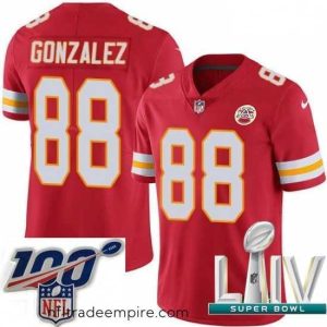 Exquisite 2020 Super Bowl LIV Nike Kansas City Chiefs #88 Tony Gonzalez Red Team Color Vapor Untouchable Limited Player NFL Jersey