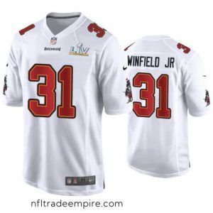 Exquisite Antoine Winfield Jr. Buccaneers White Super Bowl Lv Game Fashion Jersey