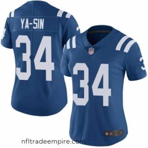 Stunning Colts 34 Rock Ya Sin Royal Blue Team Color Stitched Football Vapor Untouchable Limited Jersey