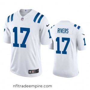 Exquisite Indianapolis Colts 17 Philip Rivers Nike White 2020 Vapor Limited Jersey