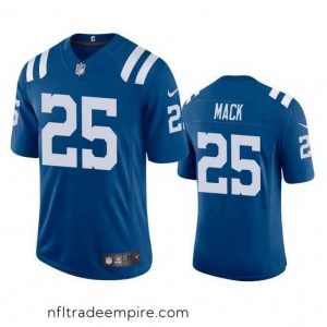 Stunning Indianapolis Colts 25 Marlon Mack Nike Royal 2020 Vapor Limited Jersey