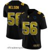 Charming Indianapolis Colts 56 Quenton Nelson Black Nike Golden Sequin Vapor Limited NFL Jersey