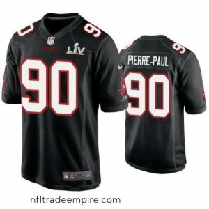 Exquisite Jason Pierre Paul Buccaneers Black Super Bowl Lv Game Fashion Jersey