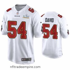 Irresistible Lavonte David Buccaneers White Super Bowl Lv Game Fashion Jersey