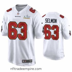 Stunning Lee Roy Selmon Buccaneers White Super Bowl Lv Game Fashion Jersey