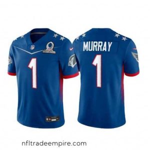 Magnificent 2022 NFL Pro Bowl Arizona Cardinals 1 Kyler Murray NFC Blue Jersey