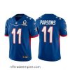 Magnificent 2022 NFL Pro Bowl Dallas Cowboys #11 Micah Parsons NFC Blue Jersey