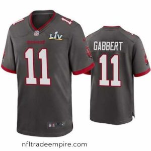 Irresistible Blaine Gabbert Buccaneers Pewter Super Bowl Lv Game Jersey