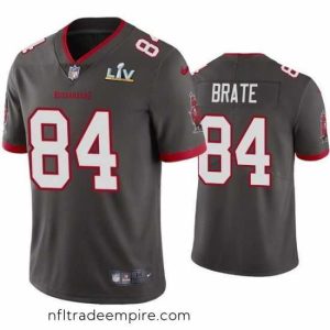 Delightful Cameron Brate Buccaneers Pewter Super Bowl Lv Vapor Limited Jersey
