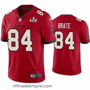 Magnificent Cameron Brate Buccaneers Red Super Bowl Lv Vapor Limited Jersey