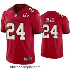 Charming Carlton Davis Buccaneers Red Super Bowl Lv Vapor Limited Jersey