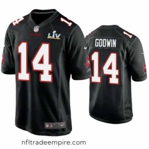 Gorgeous Chris Godwin Buccaneers Black Super Bowl Lv Game Fashion Jersey