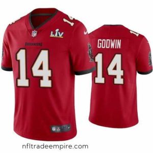 Exquisite Chris Godwin Buccaneers Red Super Bowl Lv Vapor Limited Jersey