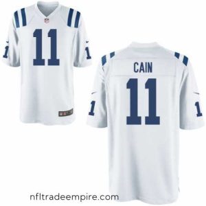 Magnificent Colts #11 Deon Cain White Elite Jersey