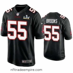 Delightful Derrick Brooks Buccaneers Black Super Bowl Lv Game Fashion Jersey
