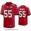 Superb Derrick Brooks Buccaneers Red Super Bowl Lv Game Jersey