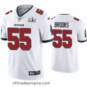 Enchanting Derrick Brooks Buccaneers White Super Bowl Lv Vapor Limited Jersey