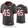 Superb Devin White Buccaneers Pewter Super Bowl Lv Vapor Limited Jersey