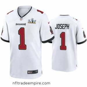 Superb Greg Joseph Buccaneers White Super Bowl Lv Game Jersey