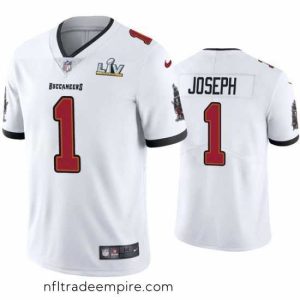 Superb Greg Joseph Buccaneers White Super Bowl Lv Vapor Limited Jersey