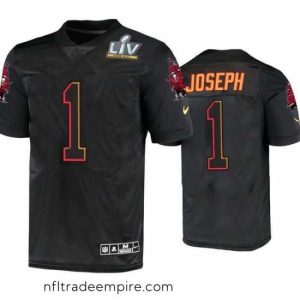Gorgeous Greg Joseph Tampa Bay Buccaneers Black Super Bowl Lv Jersey