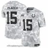 Alluring Indianapolis Colts 15 Joe Flacco 2024 F.U.S.E Arctic Camo Salute To Service Limited Stitched Football Jersey