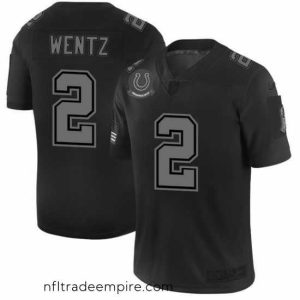 Exquisite Indianapolis Colts 2 Carson Wentz Nike Black 2019 Salute to Service Limited Stitched NFL Jersey