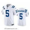 Alluring Indianapolis Colts 5 Anthony Richardson White 2024 F.U.S.E  With 2 Star C Patch Vapor Limited Stitched Football Jersey