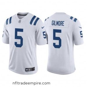 Alluring Indianapolis Colts 5 Stephon Gilmore White Stitched Football Jerseyy