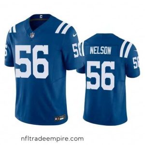 Enchanting Indianapolis Colts 56 Quenton Nelson Blue 2023 F.U.S.E Vapor Untouchable Stitched Football Jersey