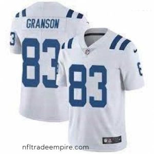 Delightful Indianapolis Colts 83 Indianapolis Colts Kylen Granson White Limited Jersey