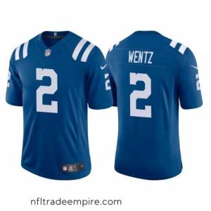 Superb Indianapolis Colts Carson Wentz 2 Blue Vapor Limited Jersey
