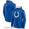 Superb Indianapolis Colts Royal On The Ball Pullover Hoodie