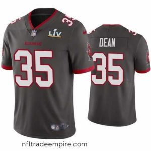 Delightful Jamel Dean Buccaneers Pewter Super Bowl Lv Vapor Limited Jersey