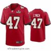 Alluring John Lynch Buccaneers Red Super Bowl Lv Game Jersey