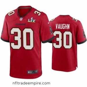 Enchanting Ke'Shawn Vaughn Buccaneers Red Super Bowl Lv Game Jersey