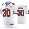 Alluring Ke'Shawn Vaughn Buccaneers White Super Bowl Lv Vapor Limited Jersey
