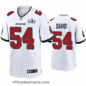 Stunning Lavonte David Buccaneers White Super Bowl Lv Game Jersey
